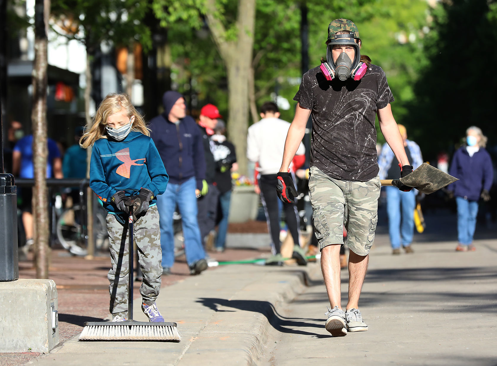 Madison cleans up after riot Downtown